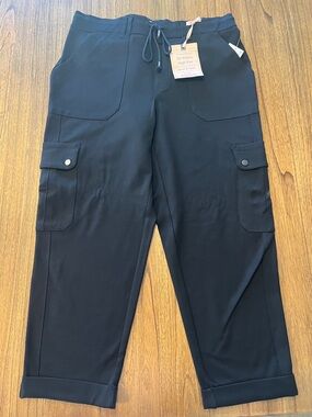 Democracy Black Cargo Jogger Trousers (Ab leisure)